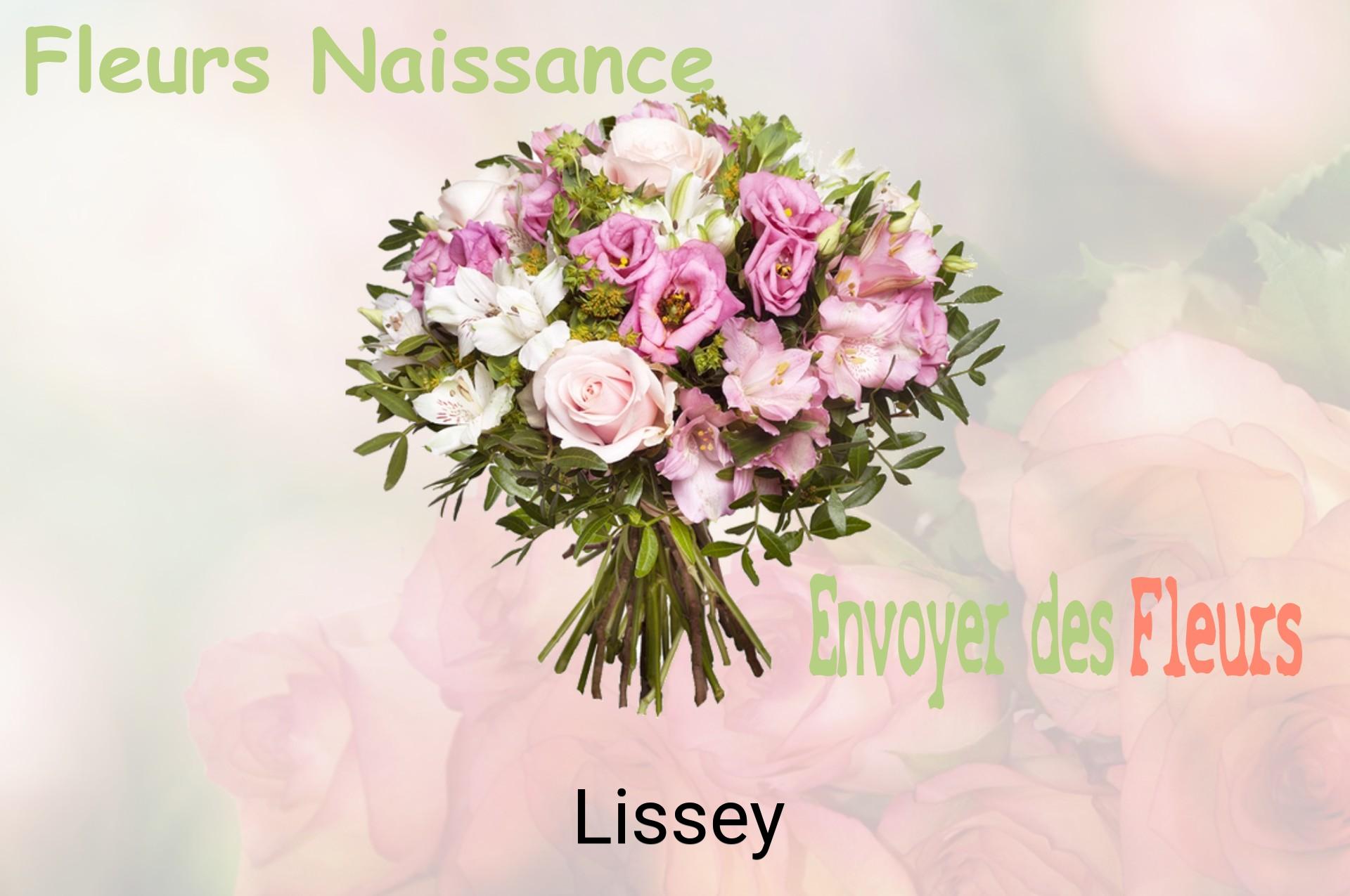 Bouquet de fleurs de naissance livré à Lissey